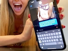 Blonde MILF Laure Raccuzo Gets Rough Fuck From Delivery Guy - Hardcore BJ, Facial & Deepthroat