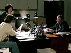 Gros cul, Grosse bite, Gros seins, Sucer une bite, Brunette brune, En levrette, Interracial, Cheveux courts