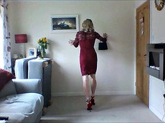 beautiful sexy red dress