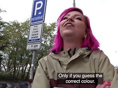 Czech babe pushed to suck and fuck for cash