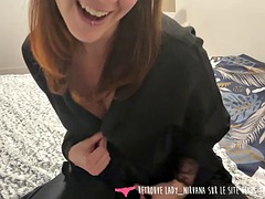 素人, 美女, ディルド, フランス人, オナニー, 乳首, ピアス, オッパイの
