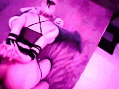 デカパイ, ブロンド, バック, ゴス, 自家製, ラフ, 生徒, ティーン