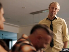 Blasen, Kehlenfick, Schwanz, Hardcore, Hd, Milf, Taboo, Flotter dreier