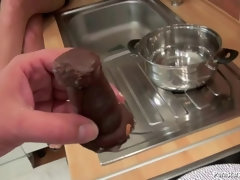 Минет, Семяизвержение, Сперма на лице, Еда, Писсинг, Атлас, Чулки, Сиськи