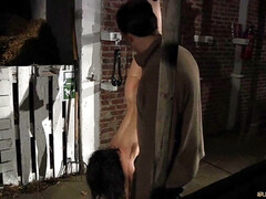 Kont, Bondage discipline sadomasochisme, Gebondenheid, Hardcore, Masturbatie, Buiten, Kut duiken, Tieten likken