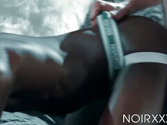 Anal, Noire, Sucer une bite, Tir de sperme, Gorge profonde, Queue, Hard, Hd