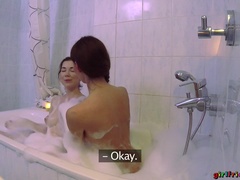 Girlfriends.xxx (SexyHub): Bubble Bath and Pussy Licking Fun
