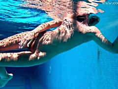 ブロンド, 元カノ, 女, フェティッシュ, 彼女, プール, ロシア人, ティーン