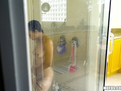 Kont, Pijpbeurt, Bruinharig, Zwart, Sperma in gezicht, Klein, Tieten likken, Bekijker