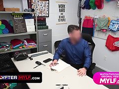 デカチン, デカパイ, ブロンド, フェラチオ, イく瞬間, 手コキする, なめる, 淫乱熟女