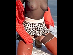Amateur, Hembra, Fetiche, Grupo, Masturbación, Desnudo, Orgasmo, Público