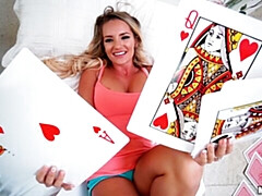 Grosser arsch, Grosse titten, Blondine, Blasen, Süss, Hundestellung, Handjob, Hardcore