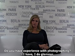 Leie, Blondine, Tschechisch, Öl, Pov, Solo, Titten