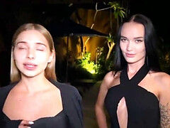 Blond, Pijpbeurt, Bruinharig, Vies, Gezichtspunt, Prostituee, Strippen, Trio