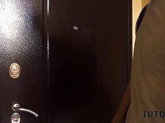 Pijpbeurt, Oudere vrouw, Rijpe lesbienne, Moeder die ik wil neuken, Natuurlijke tieten, Realiteit, Kousen