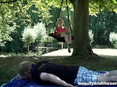 Stellung 69, Leie, Blasen, Nahaufnahme, Aufs gesicht abspritzen, Grossvater, Hardcore, Im freien