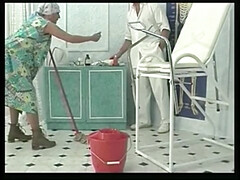 German Granny Gets Doctor's Cock - Hairy Pussy Fucked & Fisted