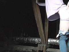 jizz IN underpants in the attic because Mia suddenly wanted hump