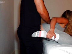 Amateur, Verga grande, Rubia, Clásico, Garganta profunda, Pajear, Orgasmo, Medias largas