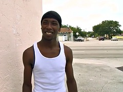 Amateur, Anal, Negro, Ébano, Gay, Al aire libre, Público