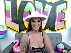 Anal, Cul, Lécher le cul, Fétiche, Lingerie, Rousse roux, Jarretelles, Adolescente