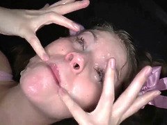 デカパイ, フェラチオ, 中出し, ドイツ人, グループ, 手コキする, Hd, ティーン