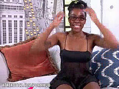 素人, 黒人, 黒人, 指いじり, オナニー, オマンコ, 一人