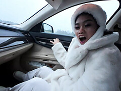 アジア人, 浴室, フェラチオ, カワイイ, 小柄, ガリガリ, タトゥー, オッパイの