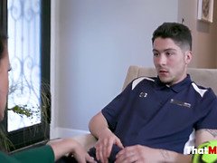 Generous MILF helps StepSON with BLUE BALLS - Reagan Foxx