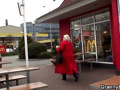 デカパイ, フェラチオ, お婆さん, 人妻の, 巨大, 熟年, 現実, 妻