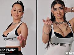 Tetas grandes, Gordita, Lesbiana, Lamidas, Estrella porno, Tatuaje, Tetas, Juguetes