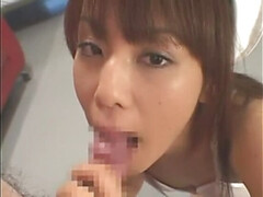 Asiático, Mamada, Corridas faciales, Japonés, Enfermera, Pov, Tetas
