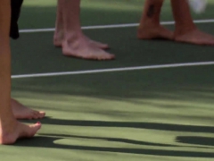Reality TV swingers tennis in public