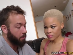 Verga grande, Negro, Rubia, Mamada, Garganta profunda, Ébano, Atragantadas, Interracial