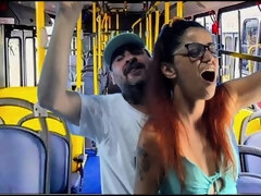 Blonde Student Gets Fucked Hard on Public Bus