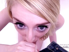 Rubia, Mamada, Polla, Sexo duro, Masturbación, Pov, Adolescente, Tetas