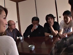 ぽっちゃり, デカパイ, グループ, ハードコア, 日本人, 熟年, オッパイの, のぞき