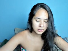 Amateur, Asiatique, Doigter, Solo, Adolescente, Thaïlandaise, Webcam