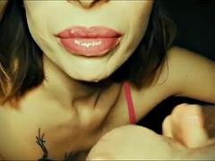 Enthousiasteling, Lieveling, Pijpbeurt, Compilatie, Sperma, Sperma shot, Handbeurt, Gezichtspunt