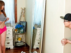 Enthousiasteling, Grote lul, Pijpbeurt, Hondjeshouding, Natuurlijke tieten, Mager, Tiener, Tieten likken