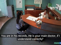 Leie, Arsch, Arschlecken, Arzt, Handjob, Büro, Muschi, Uniform