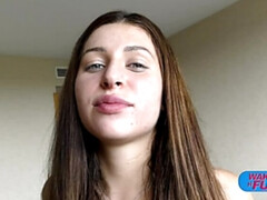 Bezaubernd, Schlafzimmer, Schlampe, Blasen, Spermaladung, Lecken, Orgasmus, Muschi