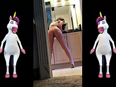 美女, デカパイ, ブロンド, ハードコア, 淫乱熟女, 一人, おもちゃ, ウェブカメラ