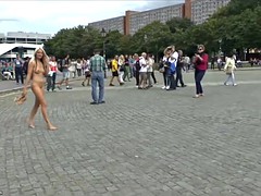 Rubia, Europeo, Alemán, Al aire libre, Público, Sexo soft