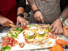 Arsch, Tussi, Grosser schwanz, Blasen, Muschi, Titten