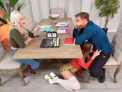 デカチン, フェラチオ, 衣服着たままセックス, 眼鏡, ヒール, 怪物, ストッキング, ティーン