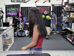 Leie, Blasen, Braunhaarige, Schwanz, Büro