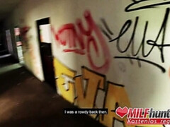 MILF Hunter nails skinny MILF Vicky Hundt in an abandoned place! milfhunter24