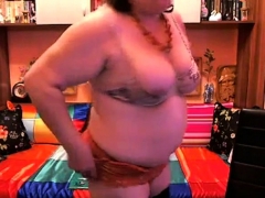 Belle grosse femme bgf, Grosse, Masturbation, Rousse roux, Jarretelles, Webcam