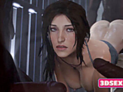This Tomb Raider uber-cute 3D Lara Croft Loves a Huge meaty pink cigar